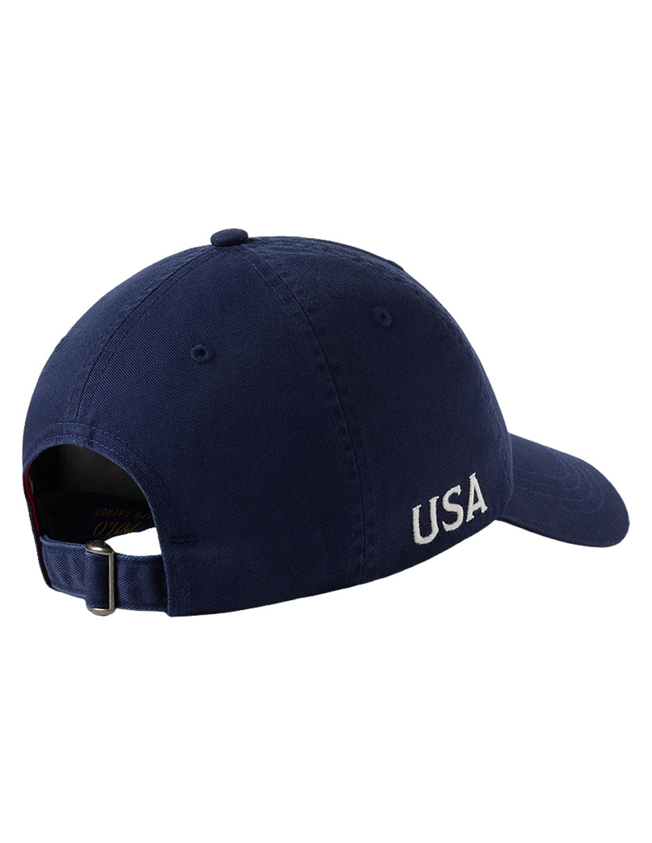 Gorra visera curva correa ajustable casual Polo Ralph Lauren EUA para hombre 2