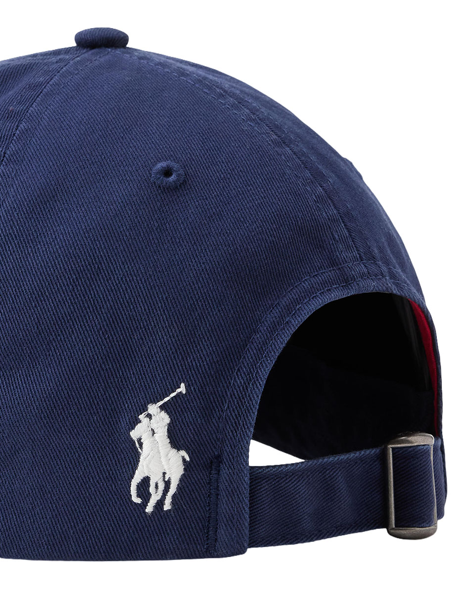 Gorra visera curva correa ajustable casual Polo Ralph Lauren EUA para hombre 4