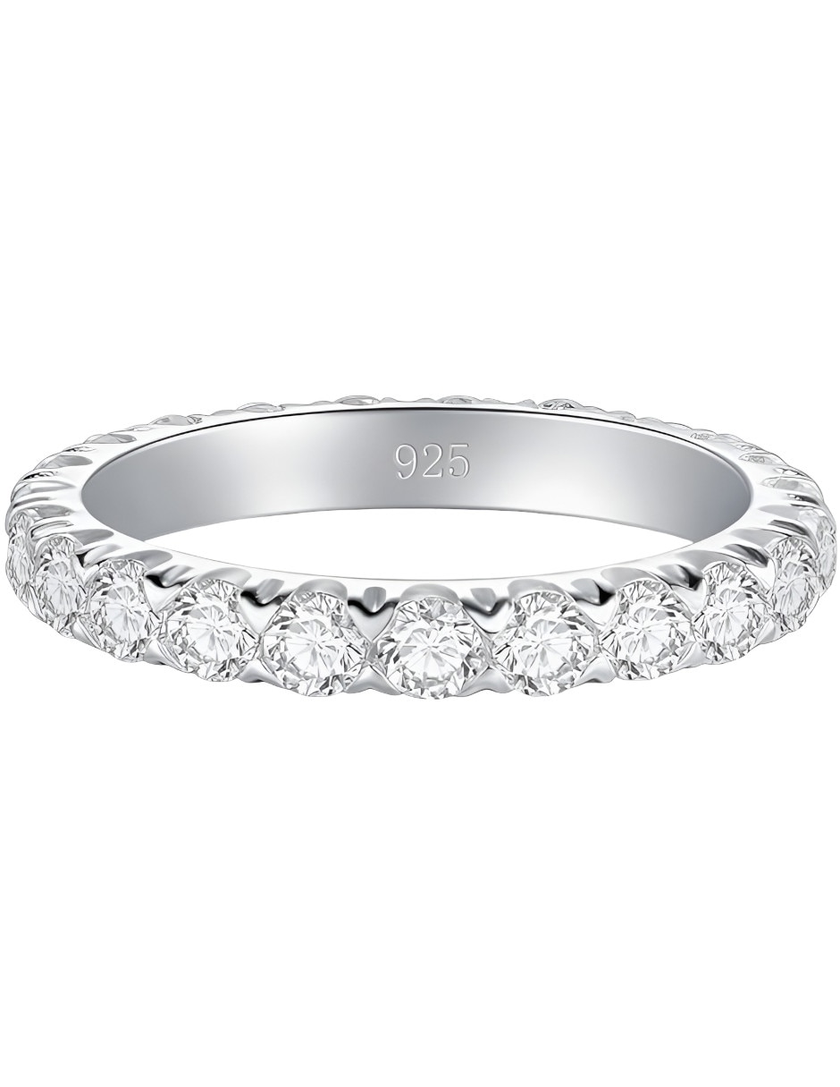 Anillo Xtellar P 925 de Plata Circonita Brillante