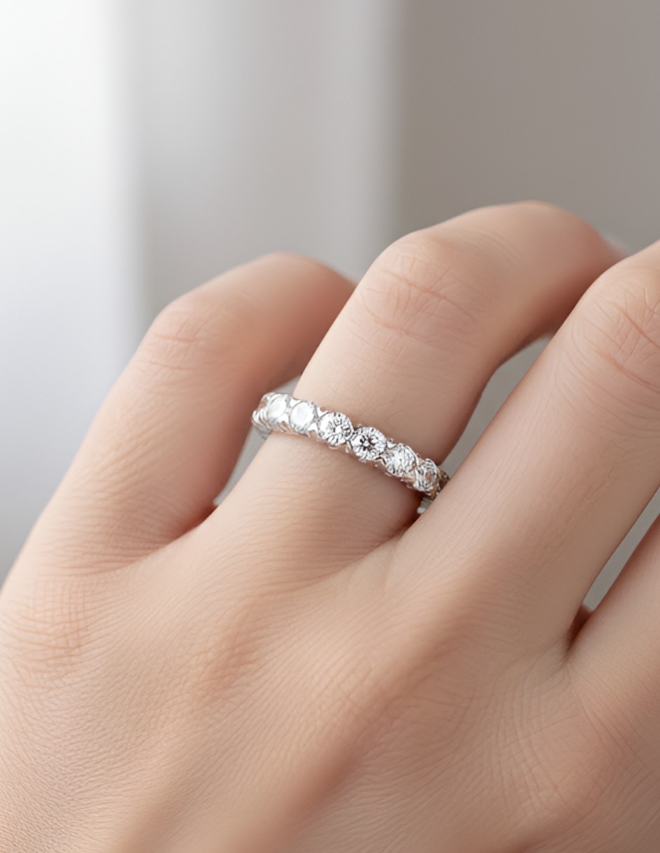 Anillo Xtellar P 925 de Plata Circonita Brillante
