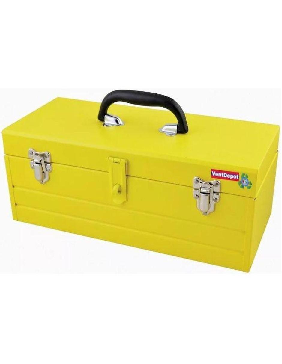 Caja de herramientas Vendepot 3 compartimentos
