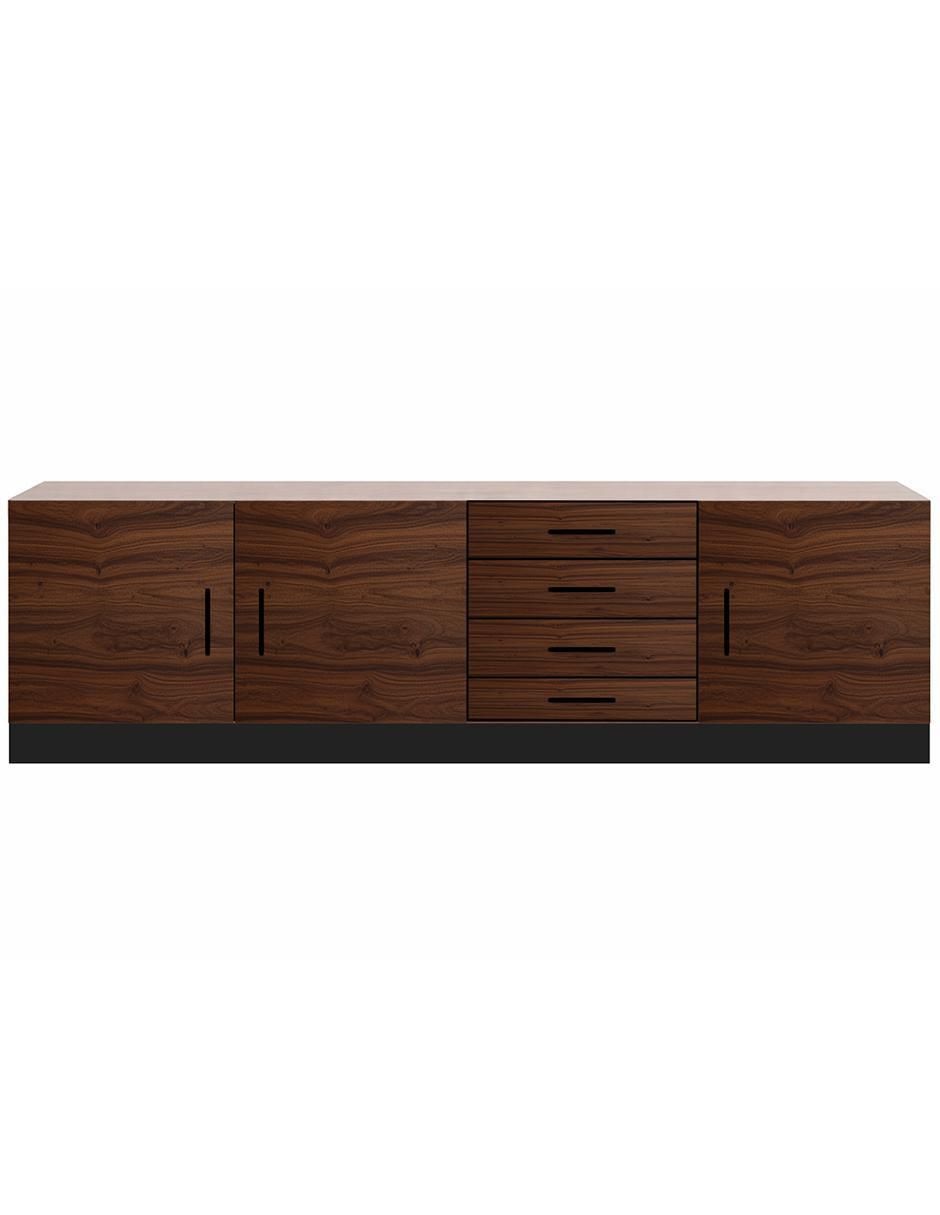 Mueble de TV armable de melamina
