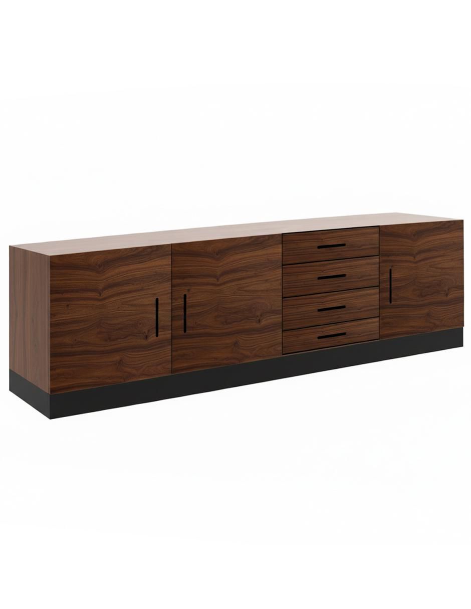 Mueble de TV armable de melamina 3