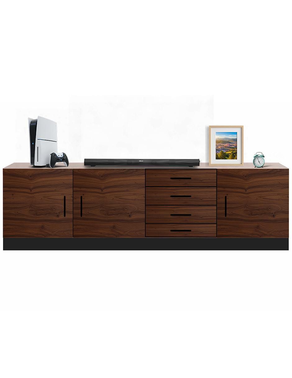 Mueble de TV armable de melamina 6