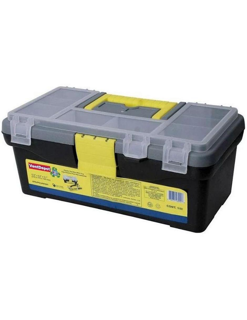 Caja de herramientas Ventdepot 2 compartimentos