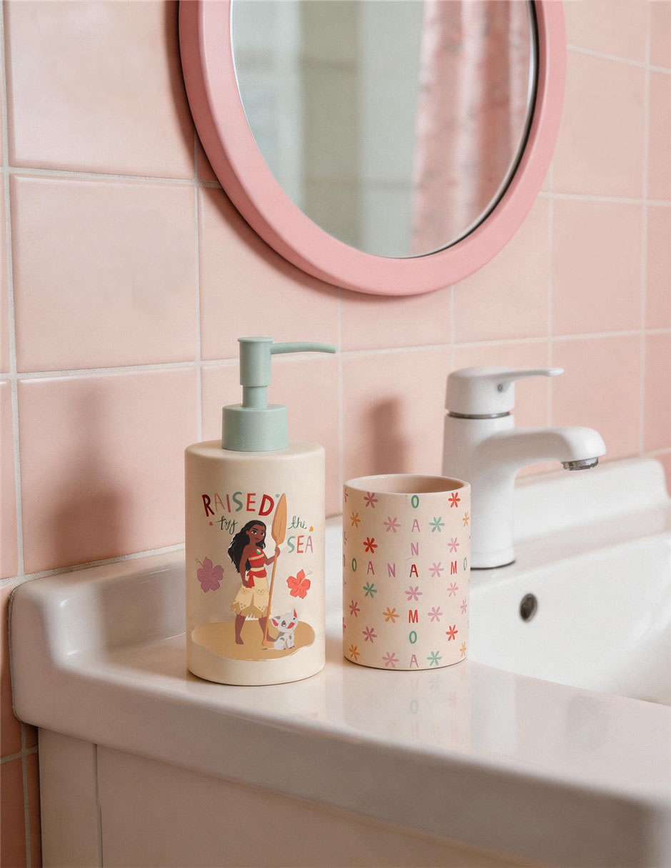 Juego de accesorios para baño moana 2 piezas 8