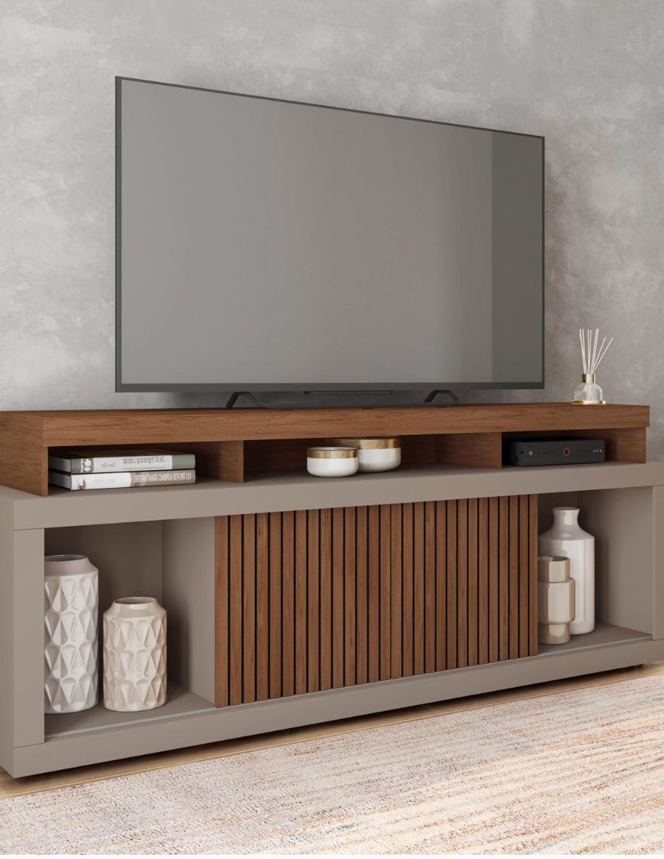 Mueble de tv armable belo de madera