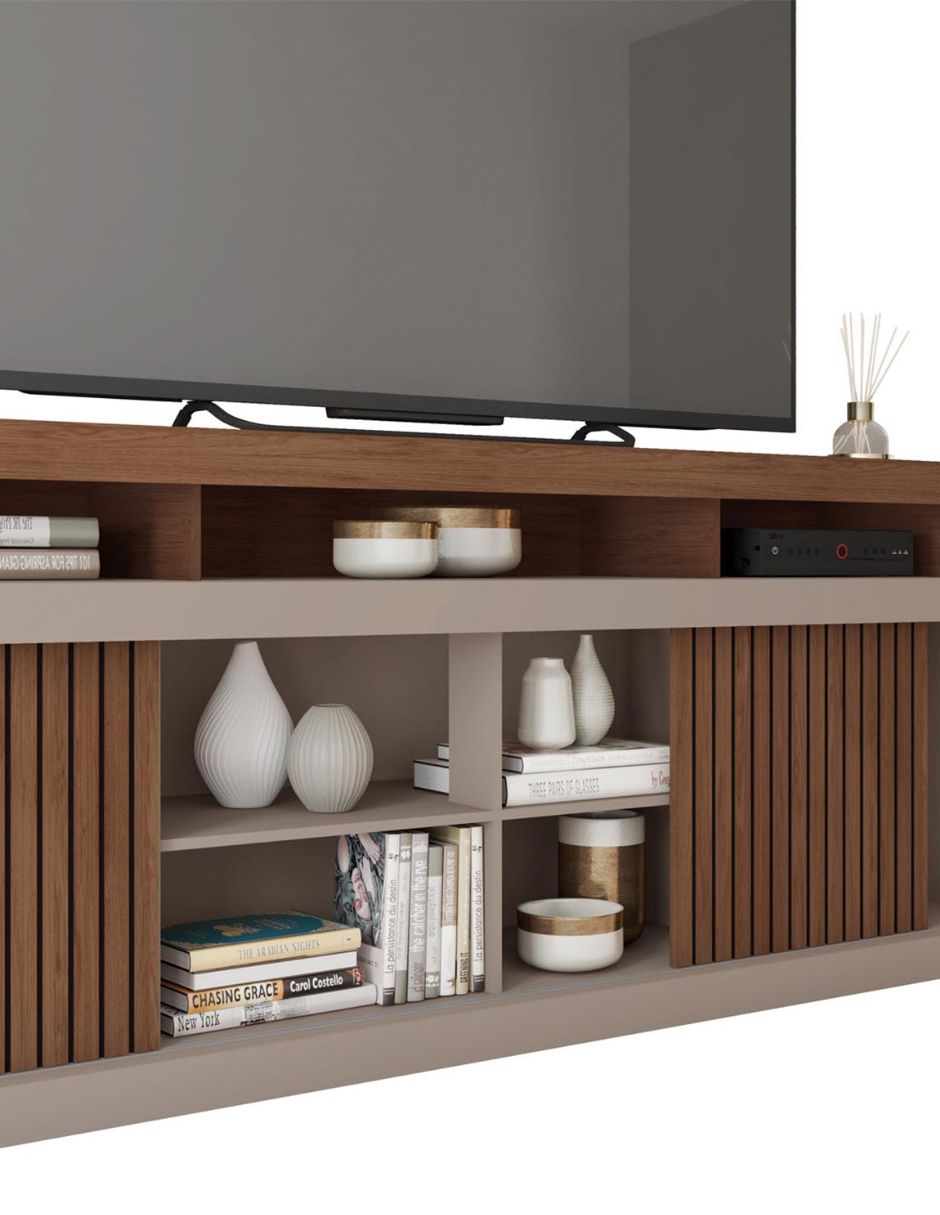 Mueble de tv armable belo de madera