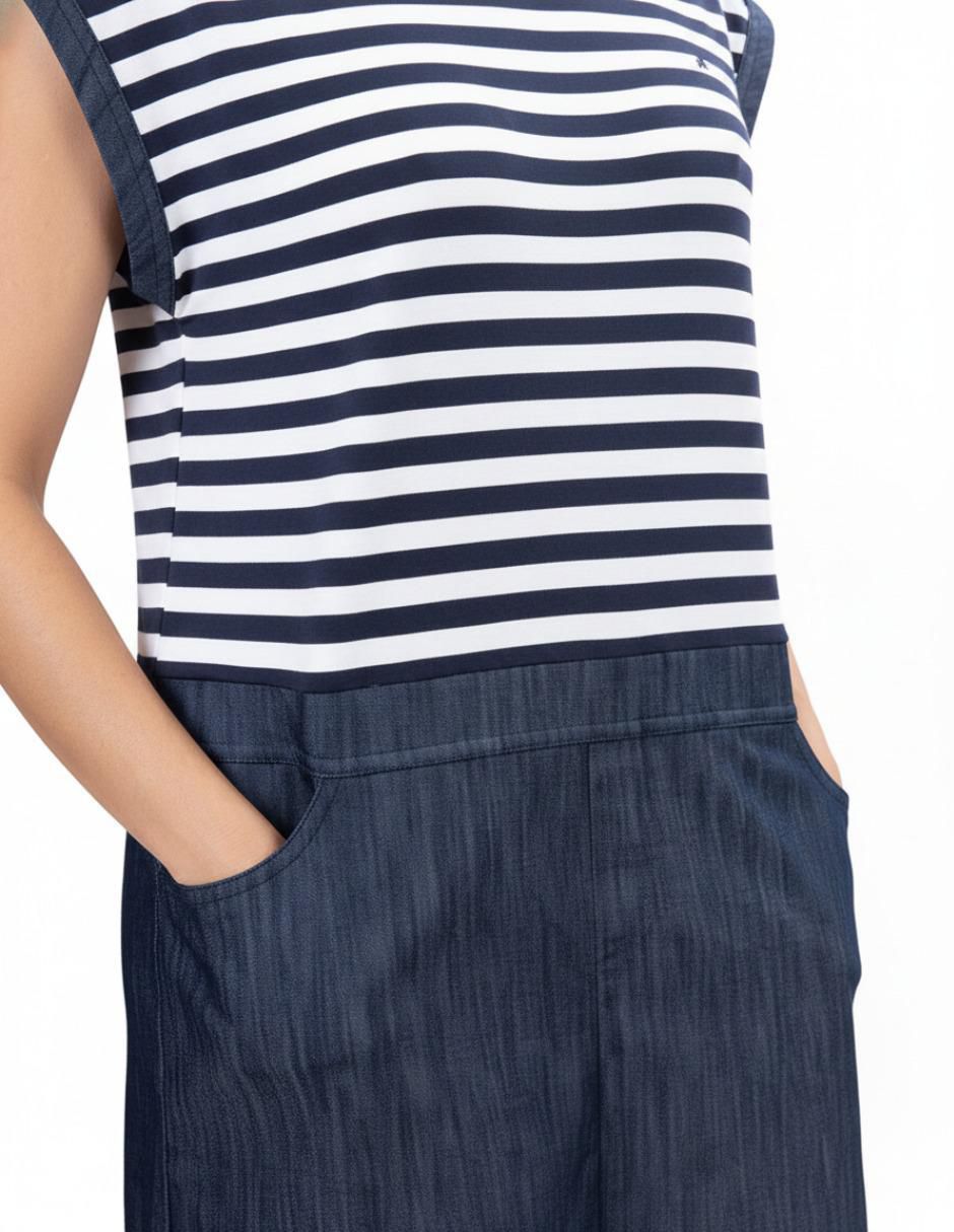 Vestido a la rodilla casual para mujer