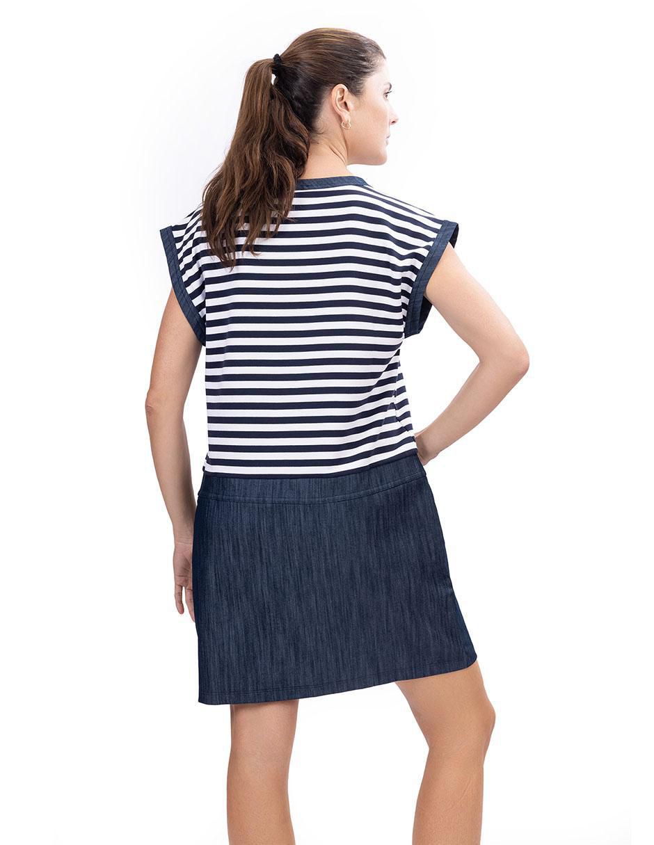 Vestido a la rodilla casual para mujer