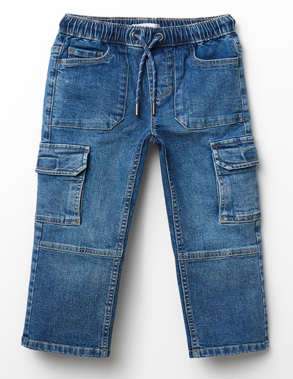 Jeans straight lavado osbcuro para niño Jeans straight lavado osbcuro para niño