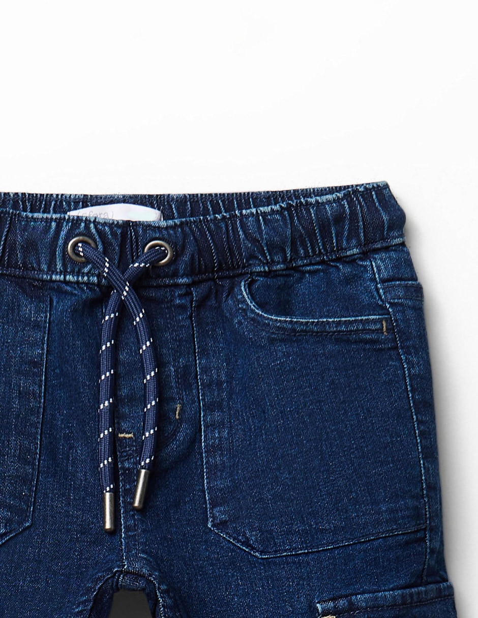 Jeans straight lavado osbcuro para niño 3