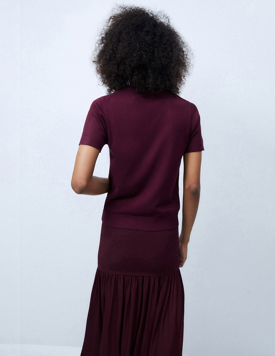 Suéter cuello redondo para mujer 3
