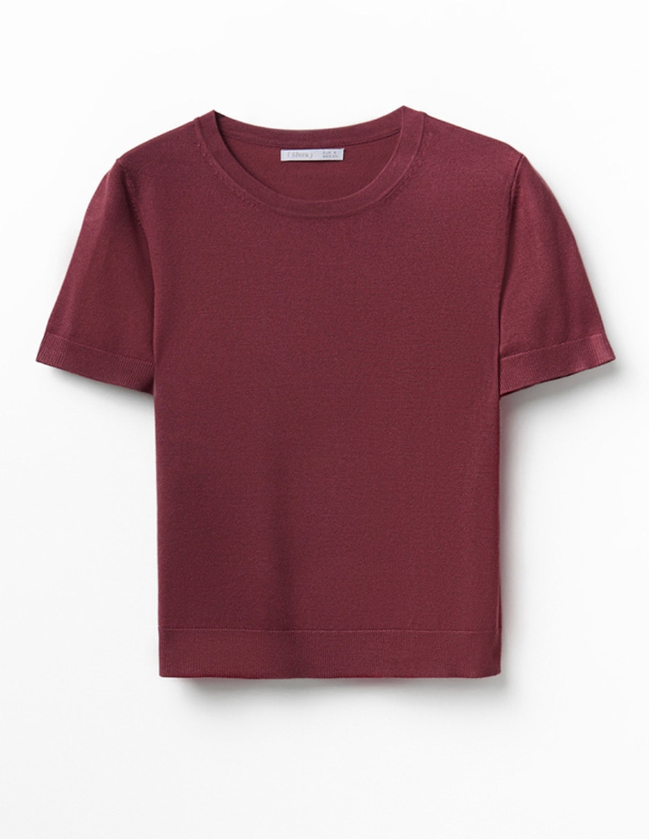 Suéter cuello redondo para mujer 2