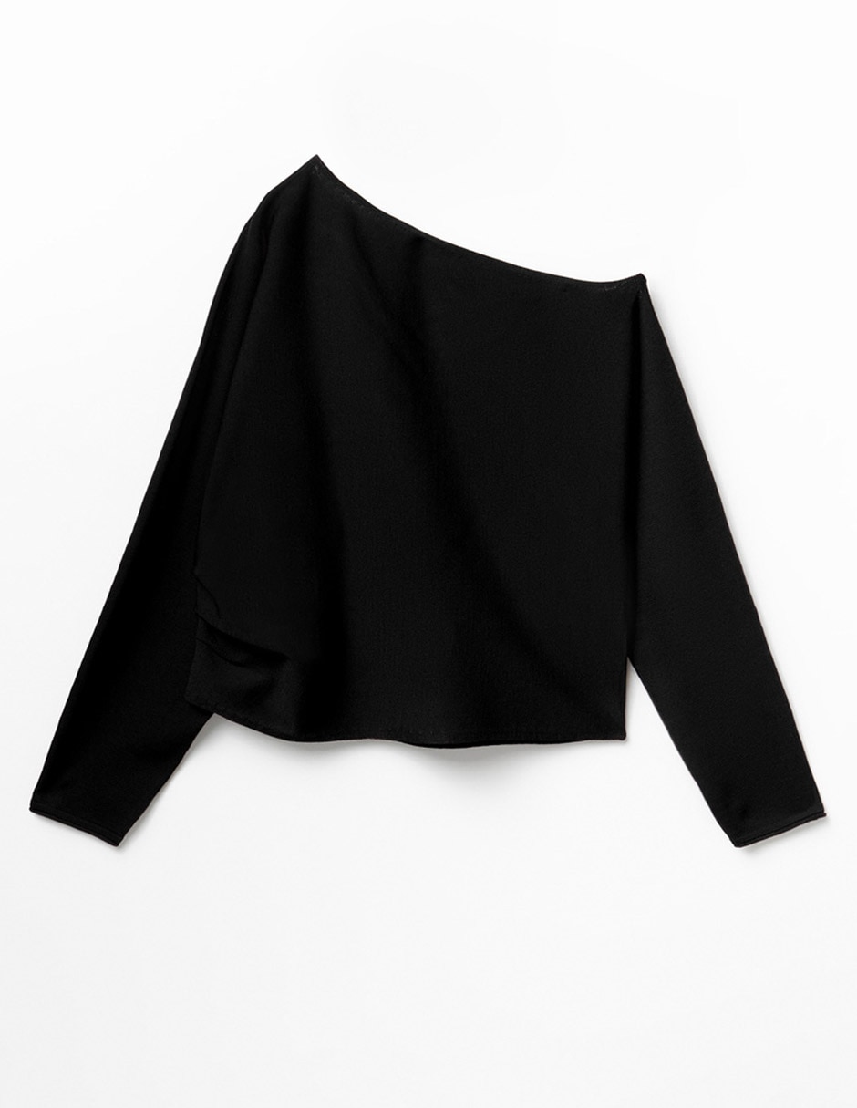 Suéter cuello asimétrico para mujer 2