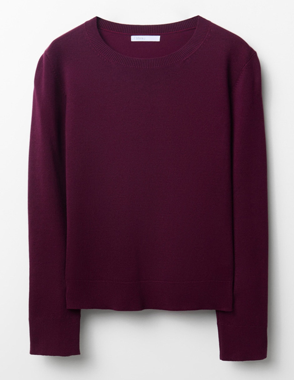 Suéter cuello redondo para mujer 3