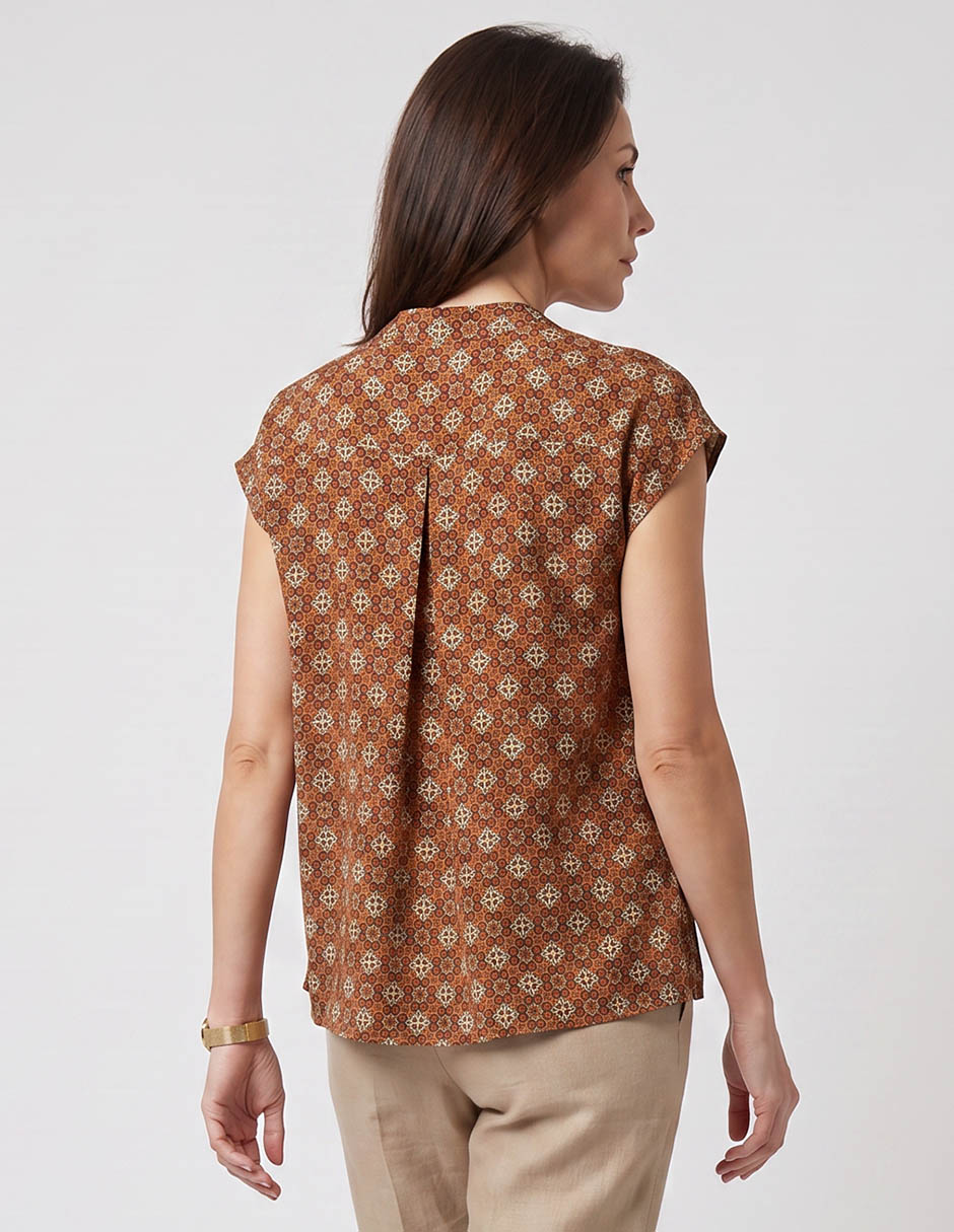 Blusa manga corta para mujer 2