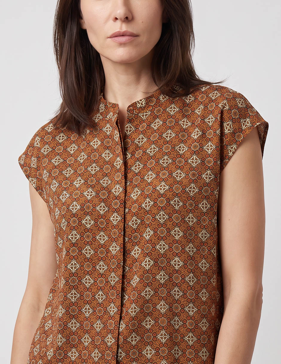 Blusa manga corta para mujer 3
