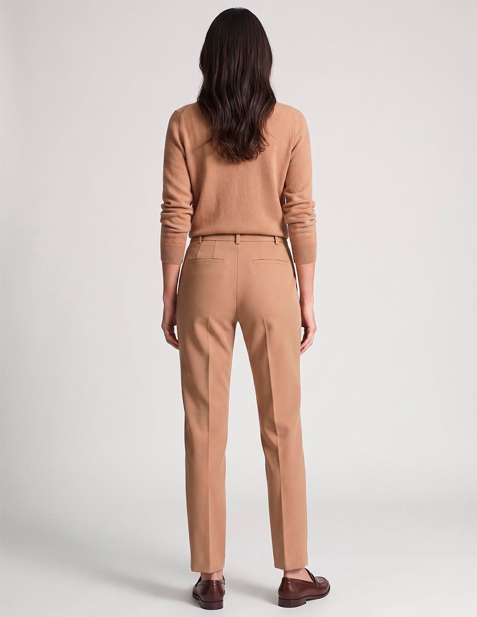 Pantalón de vestir recto para mujer 2