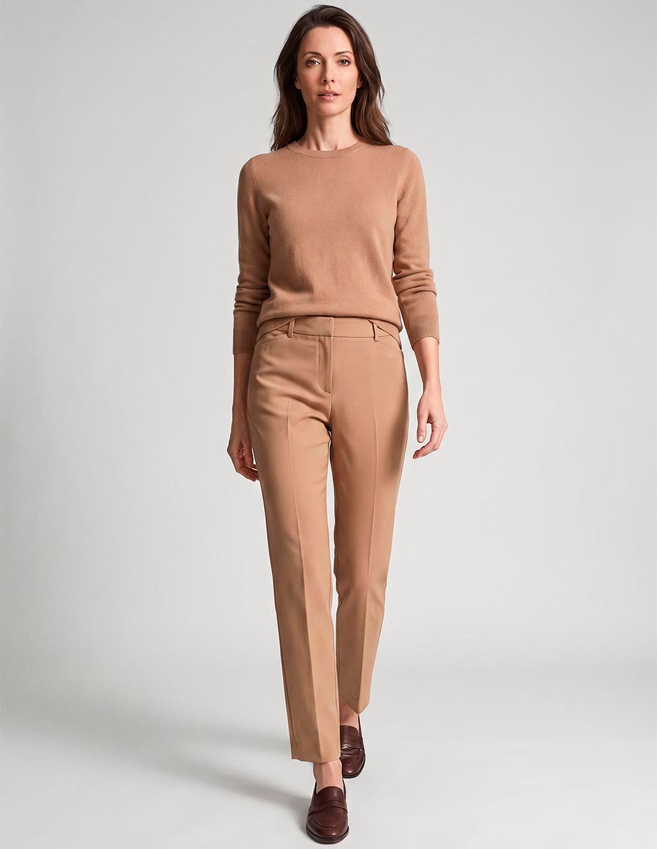 Pantalón de vestir recto para mujer 3