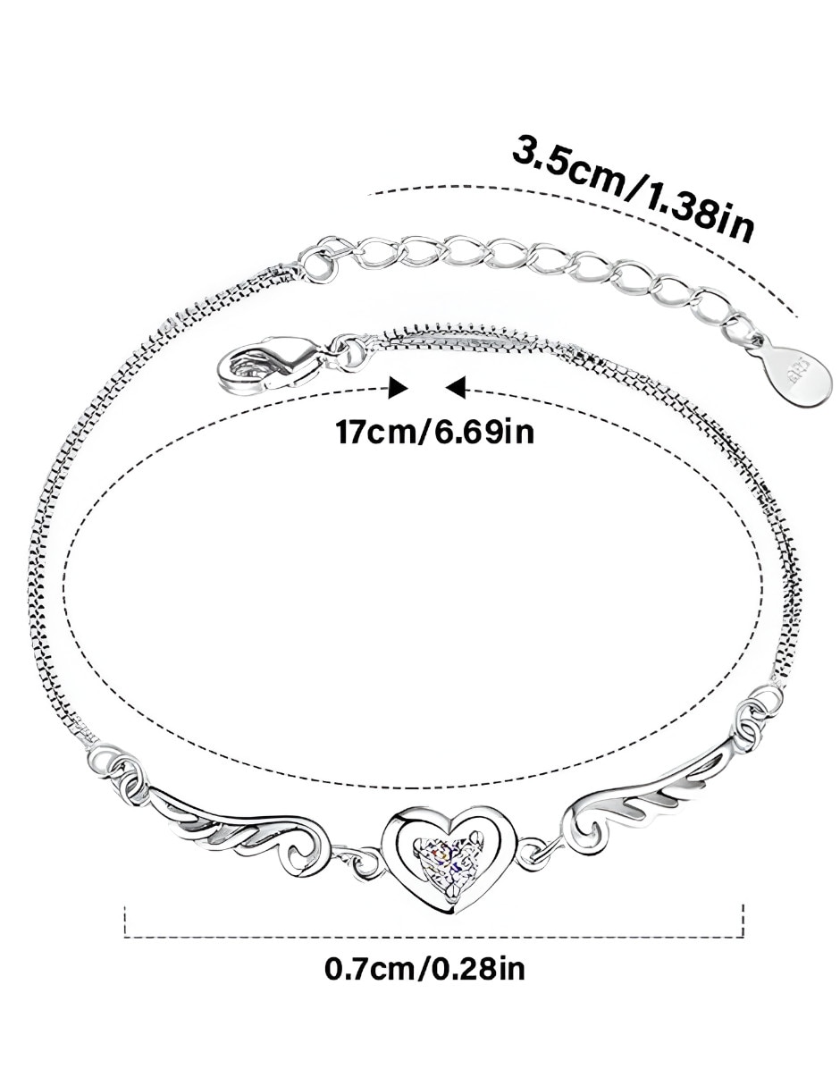 Pulsera Xtellar de plata P 925 con acabado pulido