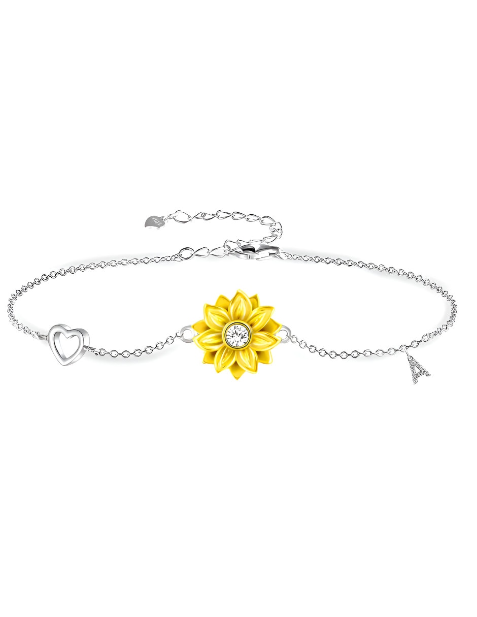 Pulsera de plata P 925 con acabado chapa de oro Pulsera de plata P 925 con acabado chapa de oro