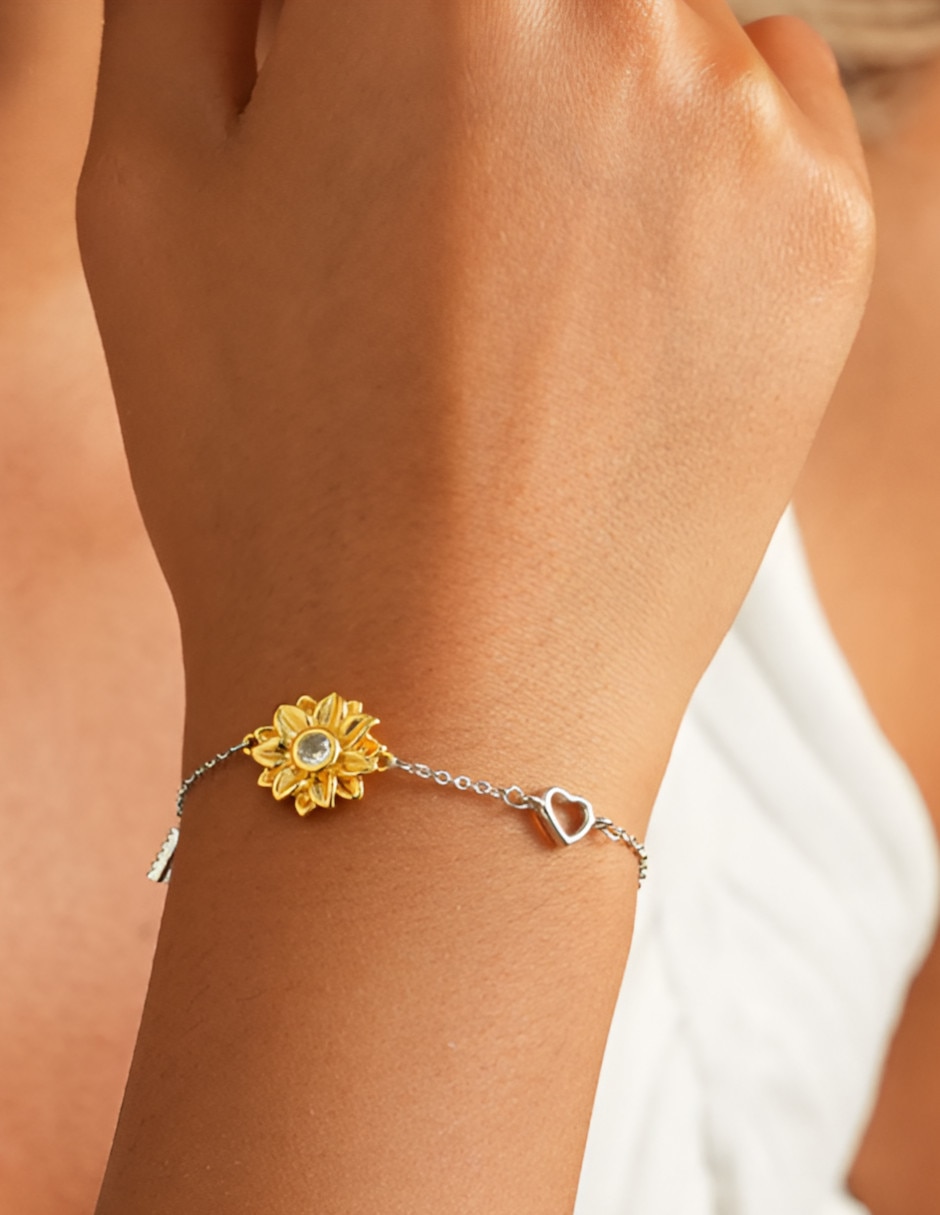 Pulsera Xtellar de plata P 925 con acabado chapa de oro
