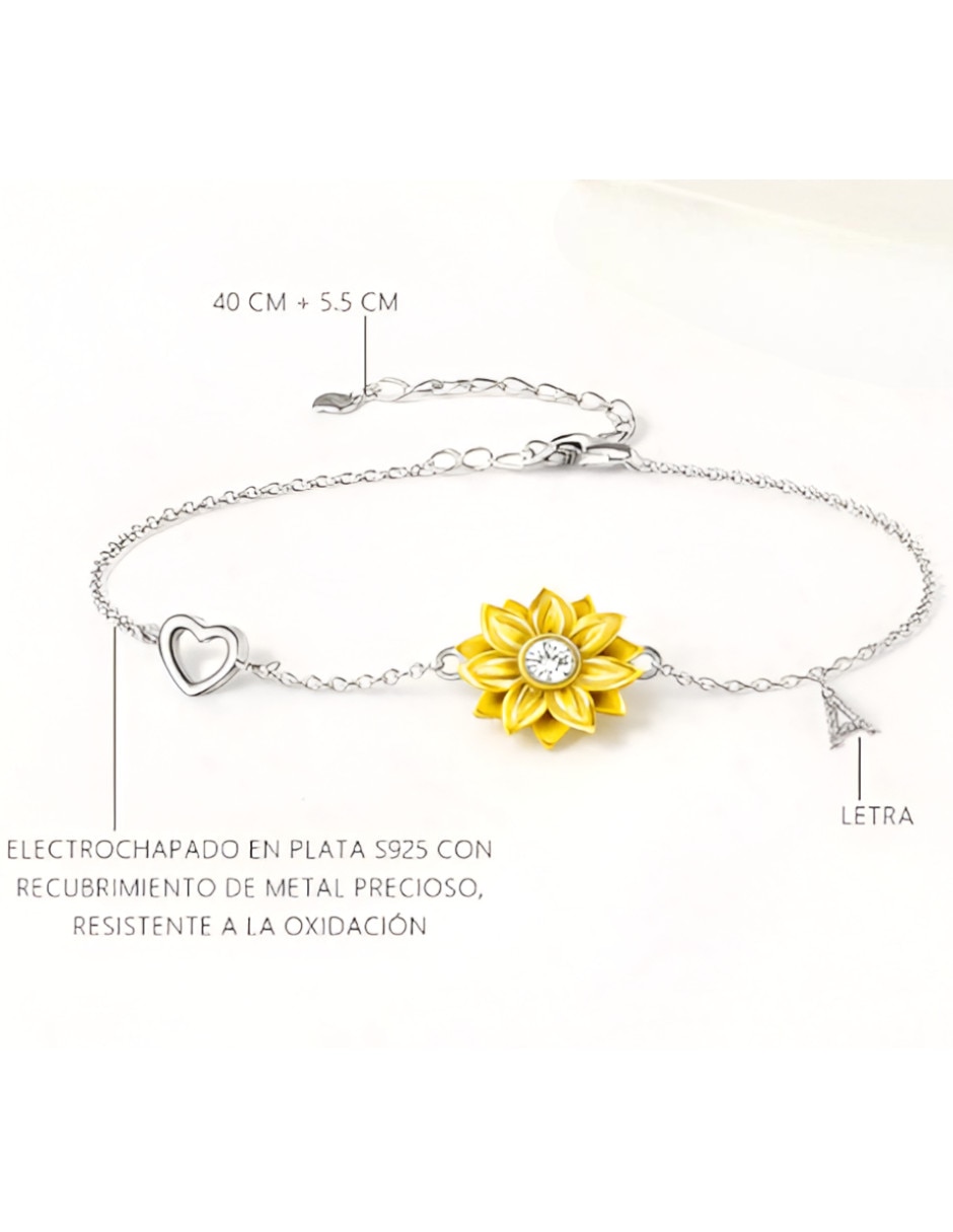 Pulsera Xtellar de plata P 925 con acabado chapa de oro