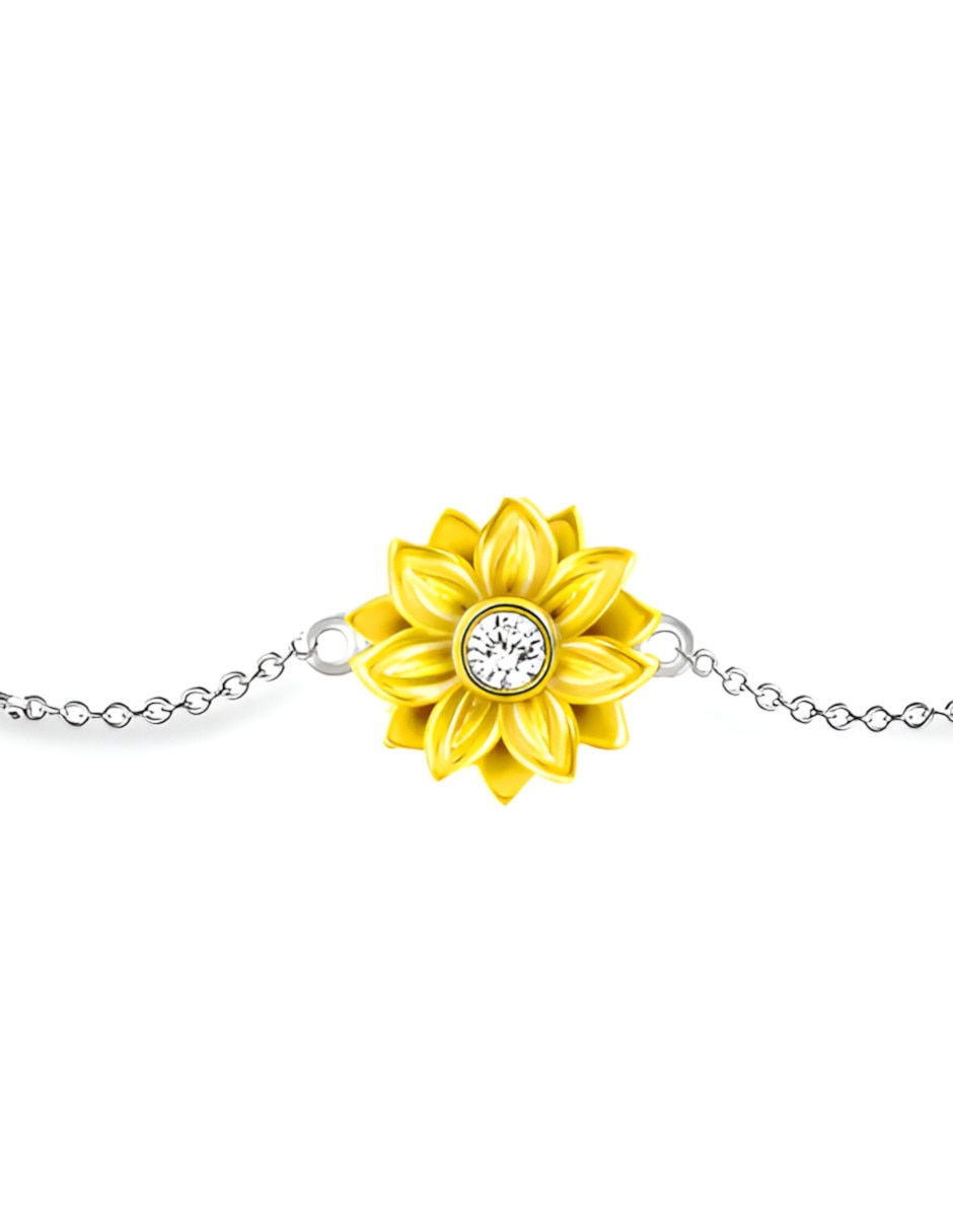 Pulsera Xtellar de plata P 925 con acabado chapa de oro