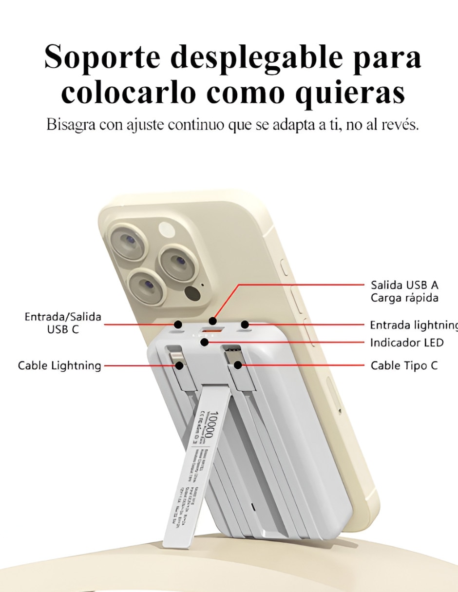 Batería portátil 10000 mAh XTLLAR7731 2