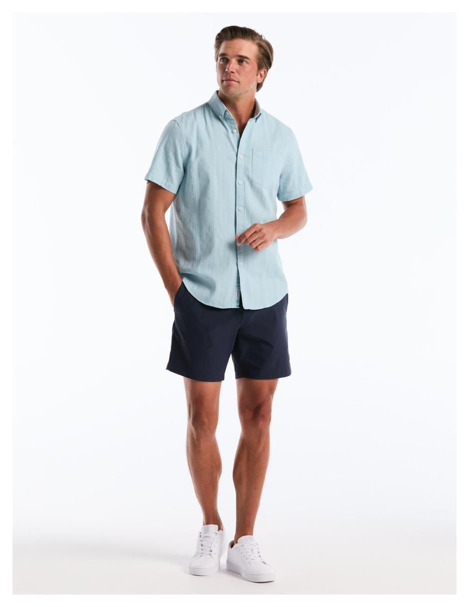 Camisa casual original penguin de algodón manga corta para hombre