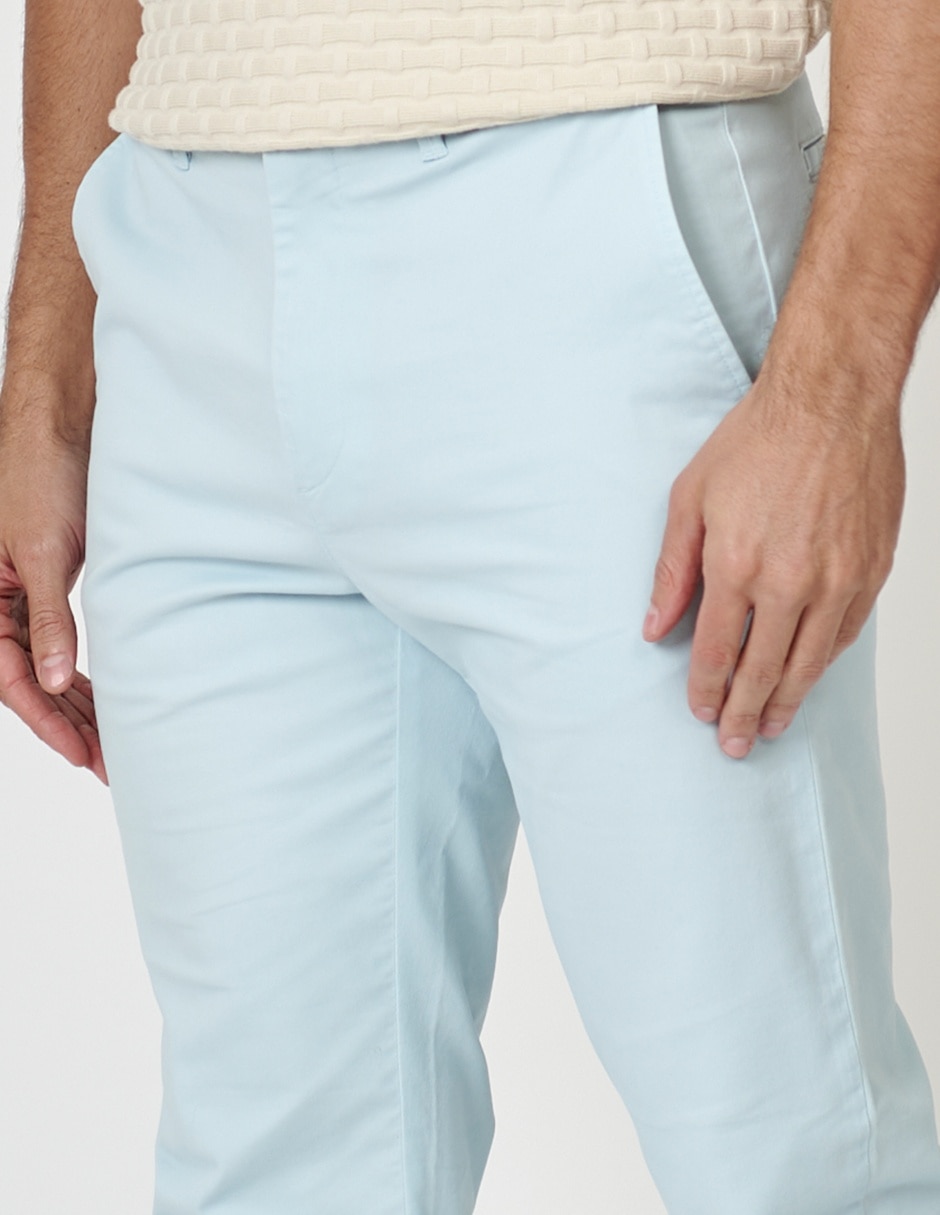 Pantalón chino regular para hombre 4