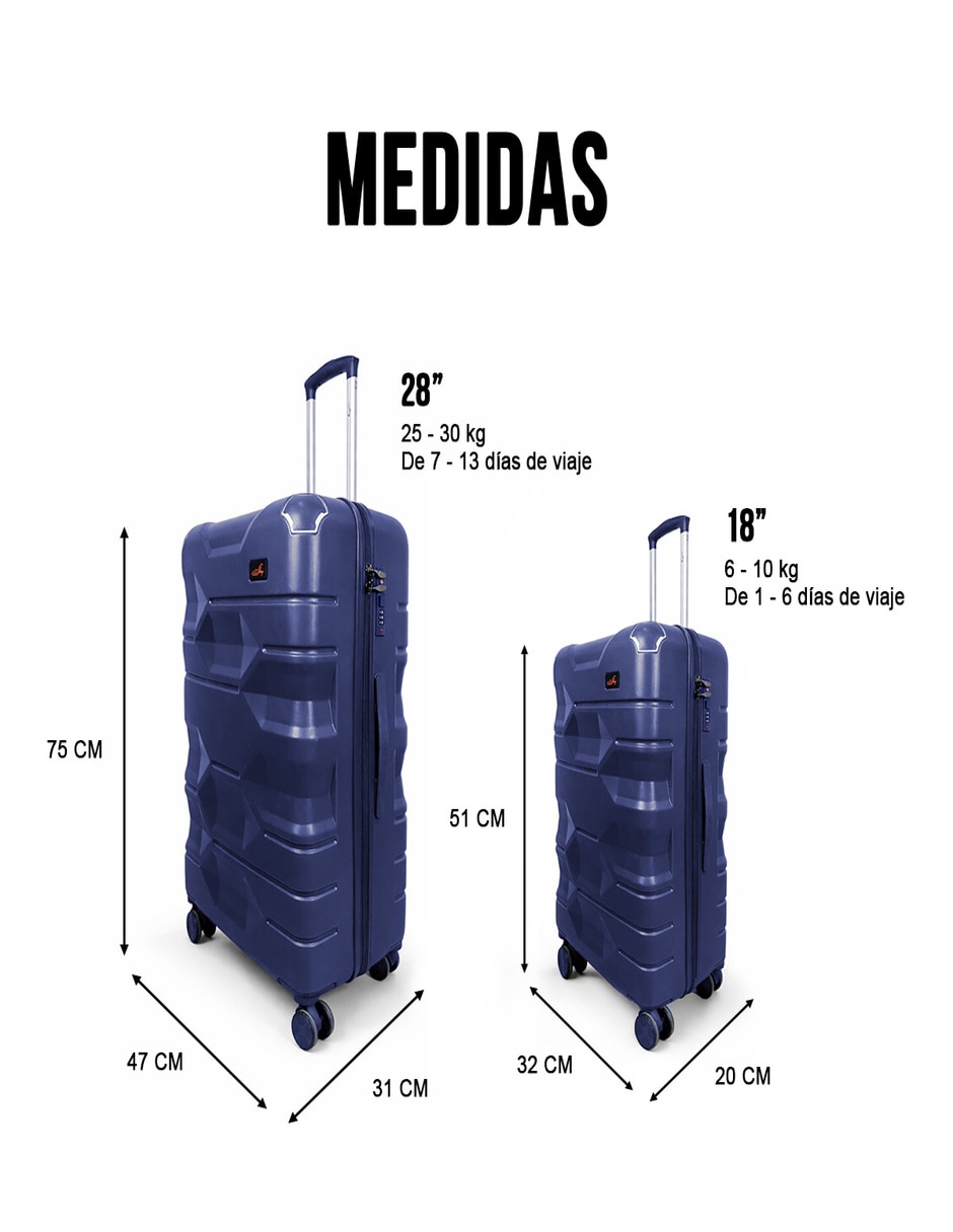 Set maletas de viaje 5