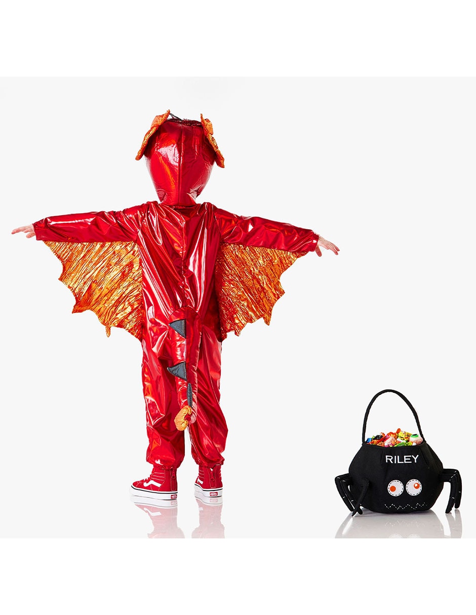 Disfraz red metallic de dragón 3