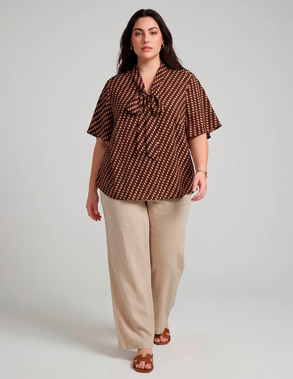 Blusa manga al codo para mujer Blusa manga al codo para mujer