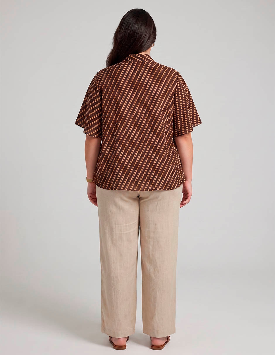 Blusa manga al codo para mujer 2