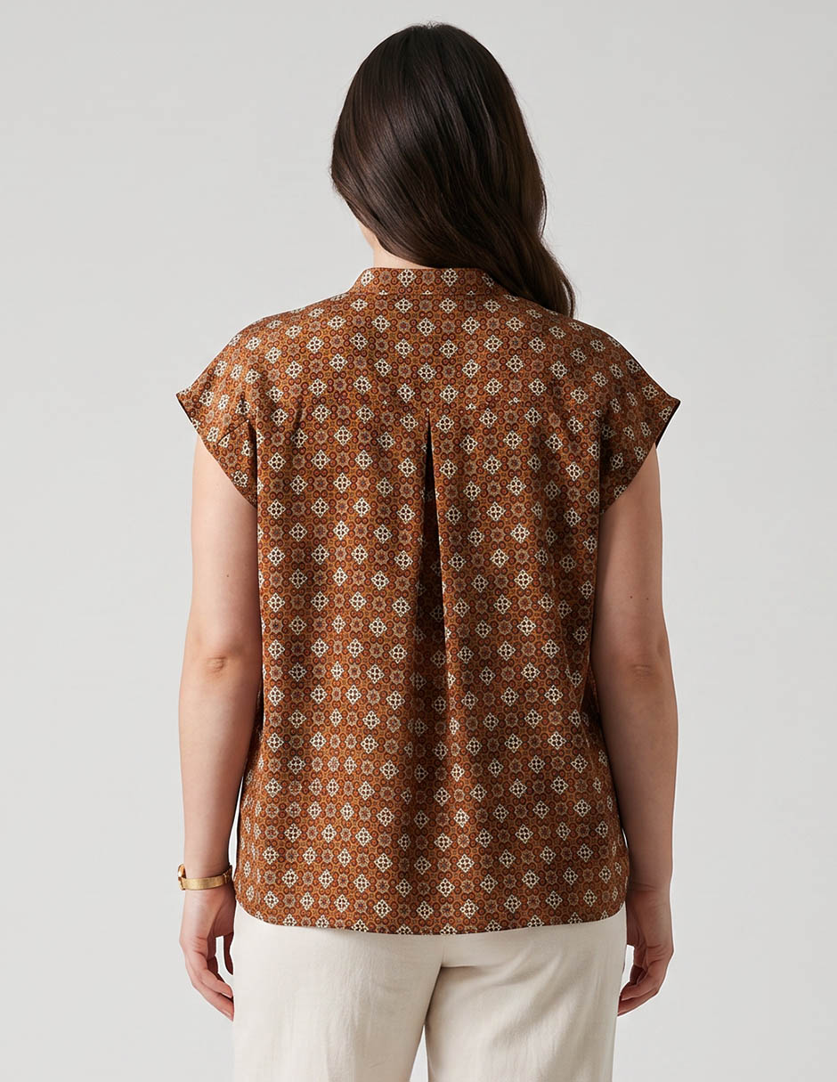 Blusa manga corta para mujer 2