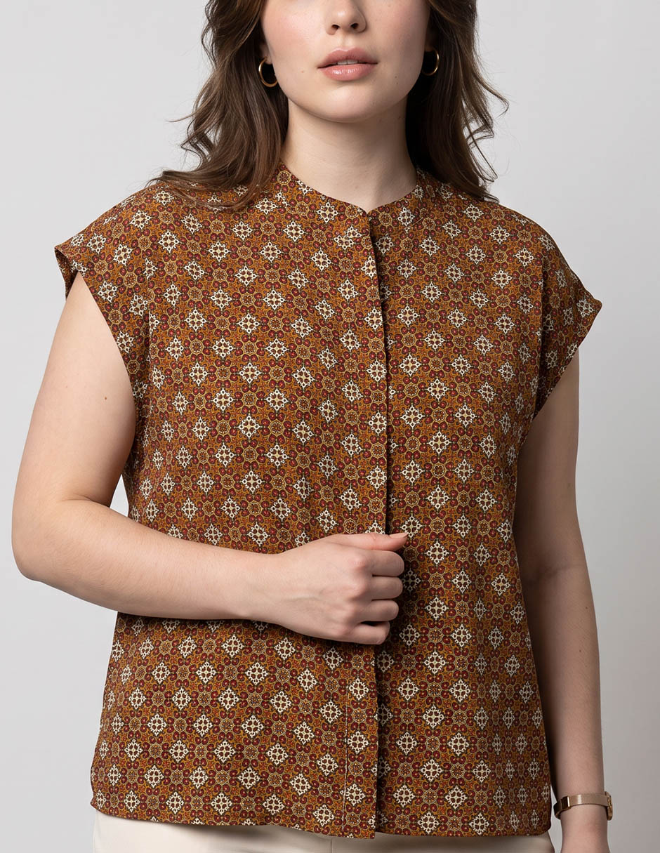 Blusa manga corta para mujer 3