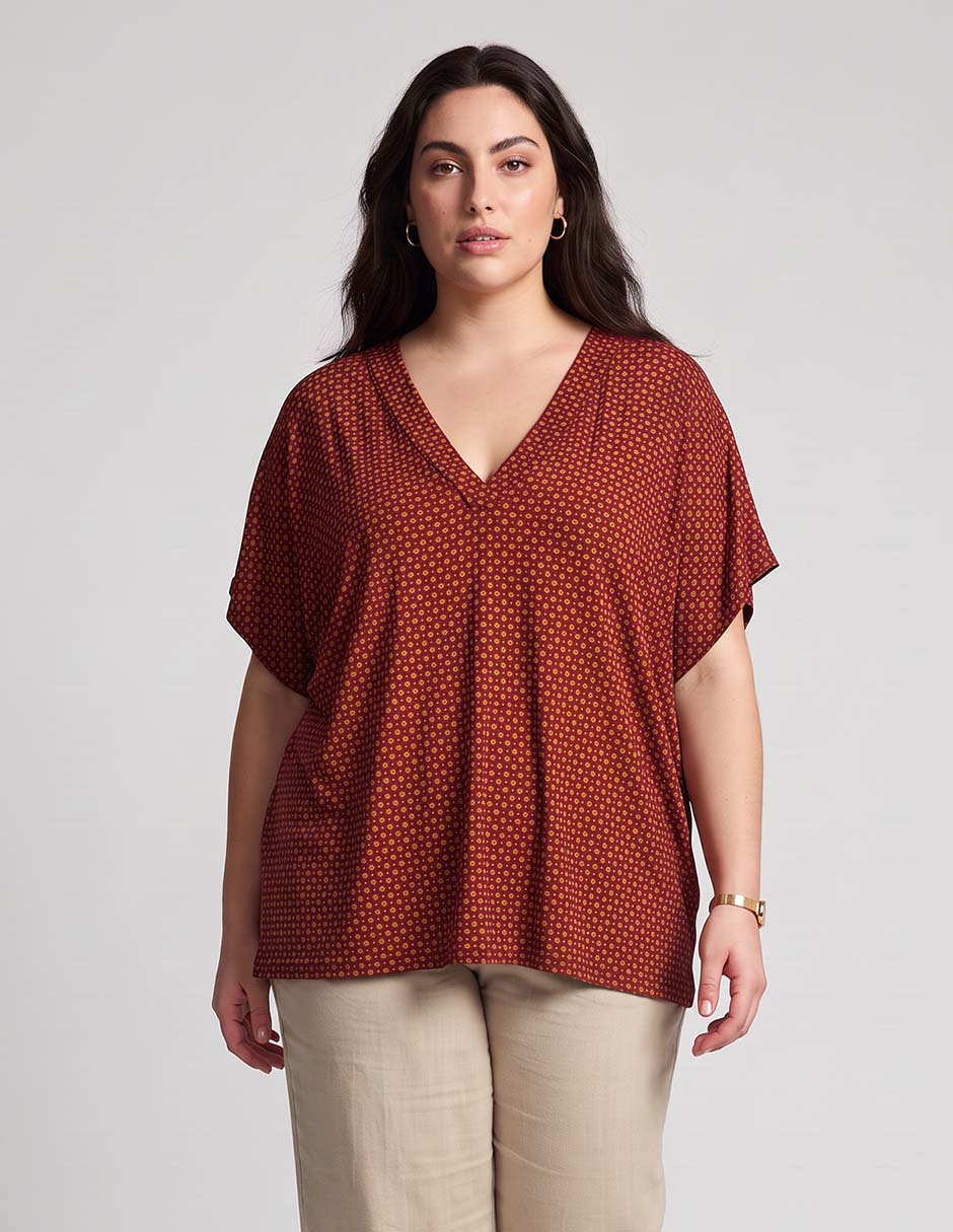 Blusa manga al codo para mujer Blusa manga al codo para mujer