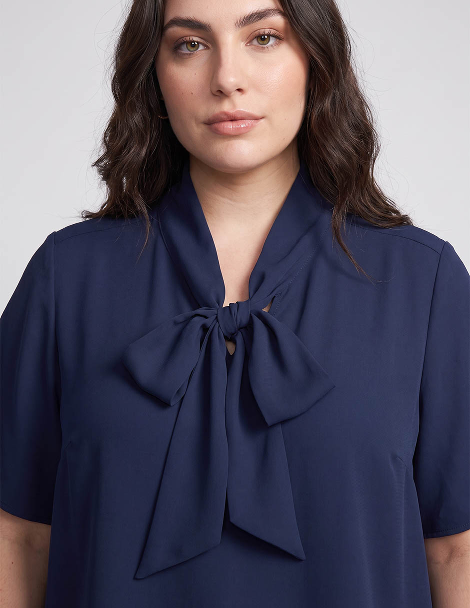 Blusa manga corta para mujer 4