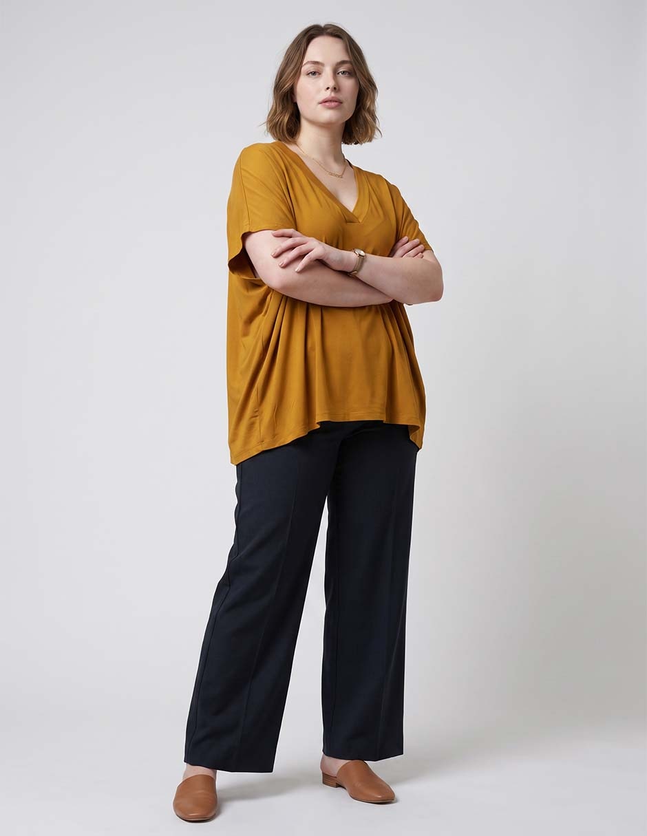 Blusa manga corta para mujer 3