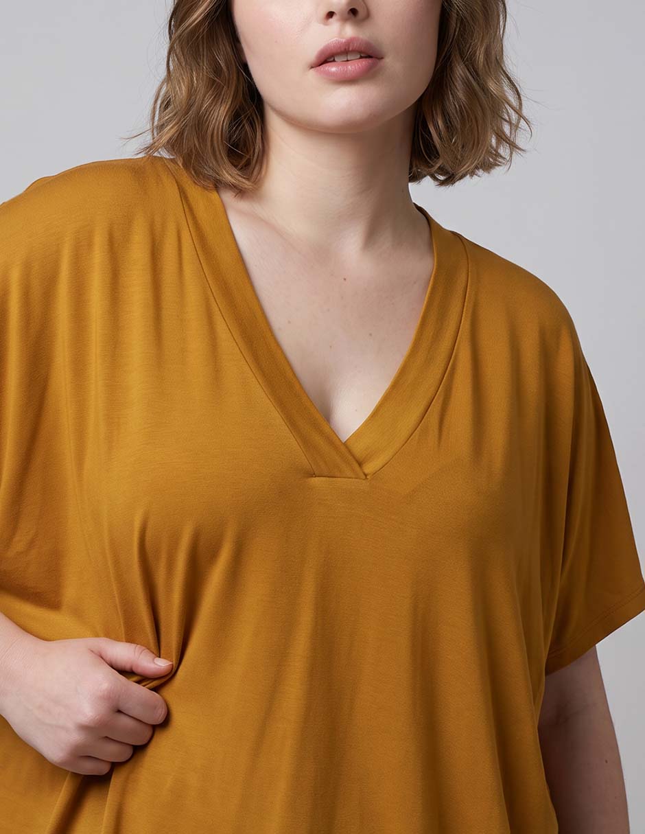 Blusa manga corta para mujer 4