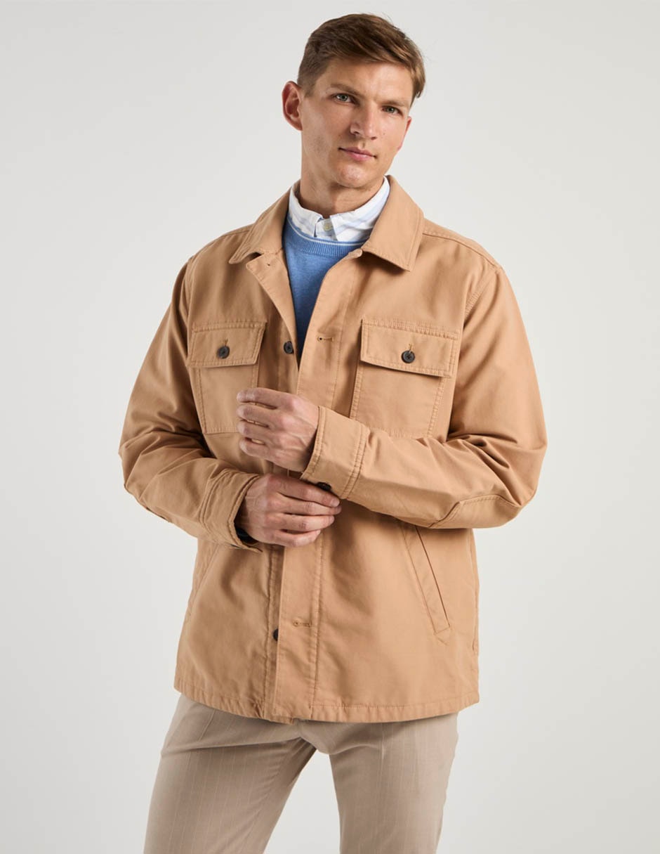 Camisa casual brooks brothers de algodón manga larga para hombre