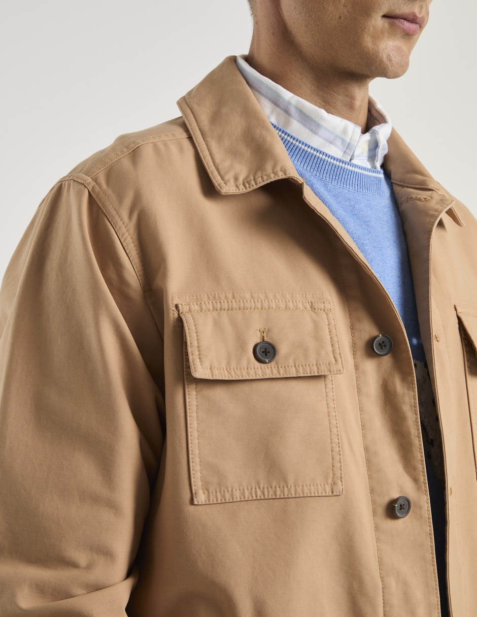 Camisa casual brooks brothers de algodón manga larga para hombre