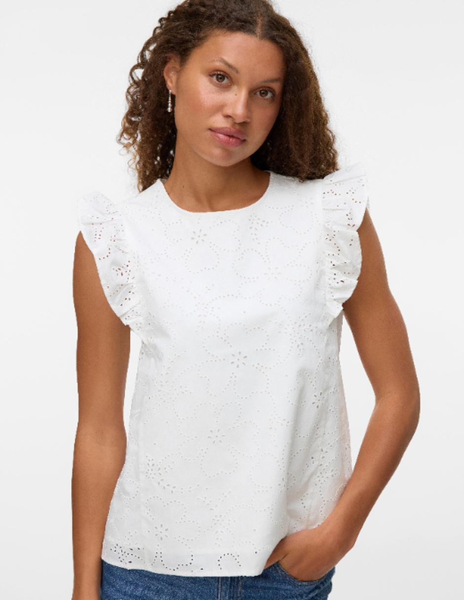 Blusa manga corta para mujer 3