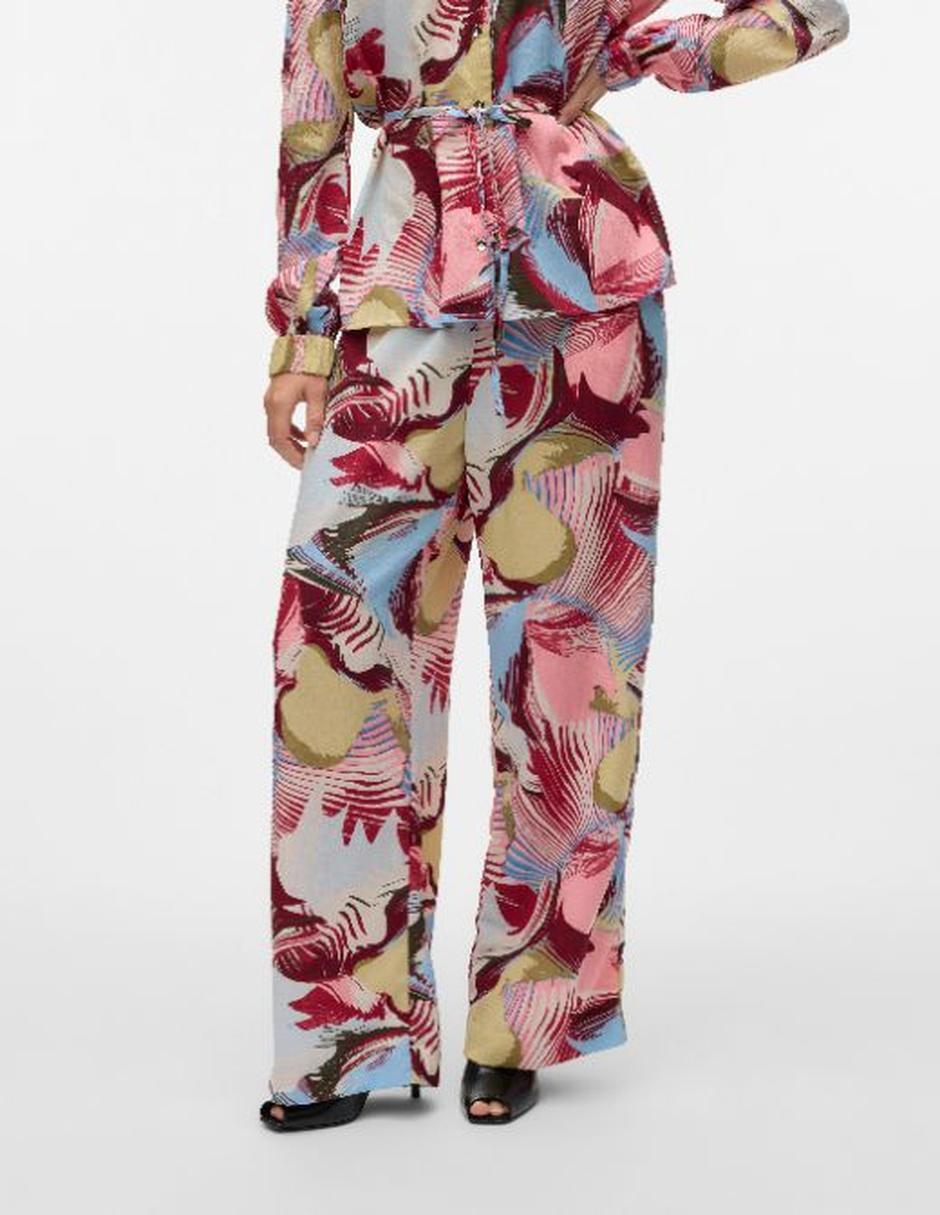 "pantalón" regular wide leg "para mujer" 4