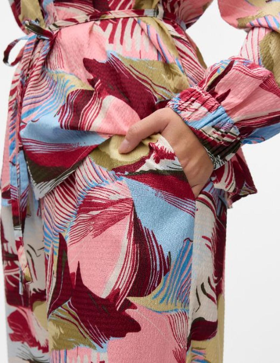 "pantalón" regular wide leg "para mujer" 5