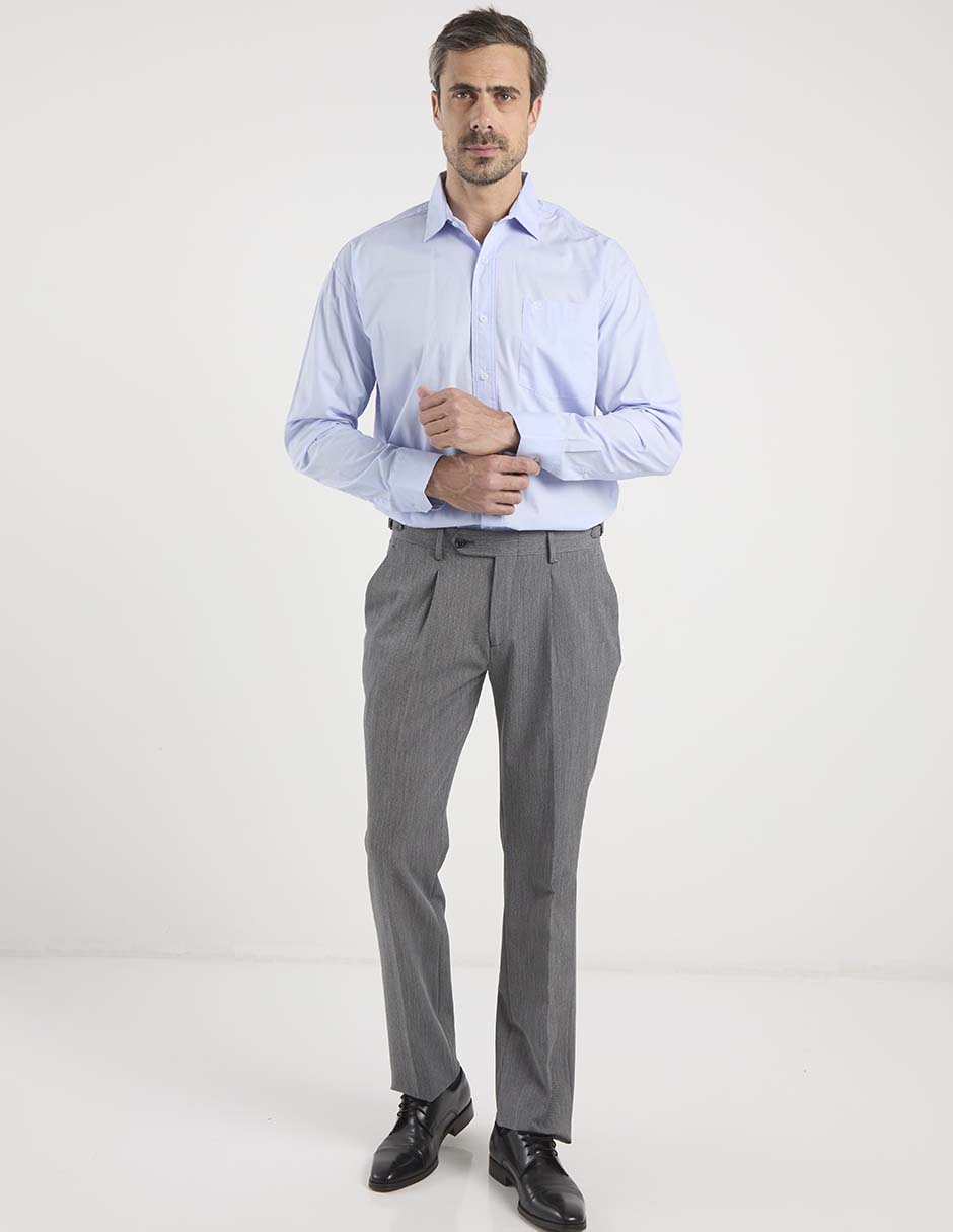 Pantalón de vestir regular para hombre 4