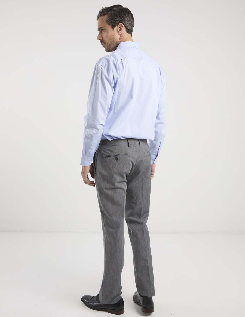 Pantalón de vestir regular para hombre 6