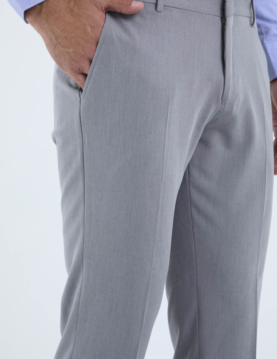Pantalón business casual de vestir slim para hombre 4
